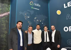 Juan Gonzalez Pita and Ignacio Vidales of Salix Fruits are flanked by Facundo Ramirez, Lucas Diego Sibilia and Frederico Valverde who are suppliers of Salix.